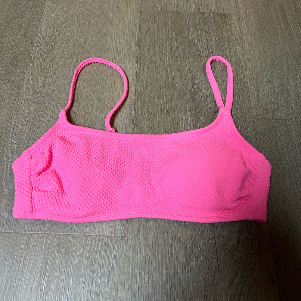 juniors textured bralette bikini top